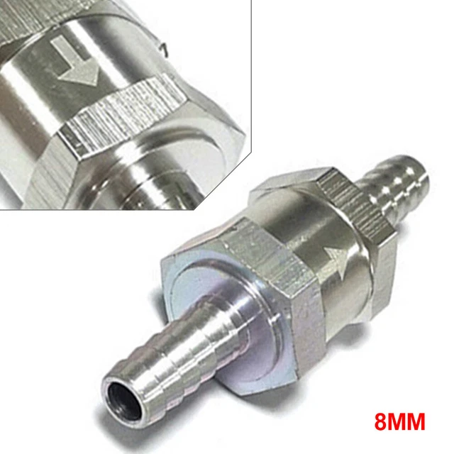 Nipplo Di Ricarica Fosters In Acciaio Inox 8mm, Valvola Unidirezionale 1/8 BSPP Per Aria Compressa