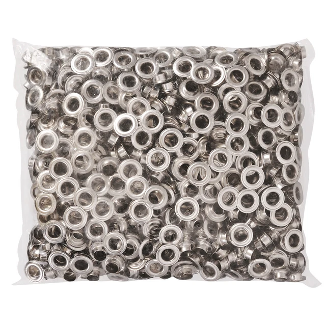 3/8” Size 2 Grommet & Washers Kit Leather Bags Poster Banner Eyelets 1000 Pack