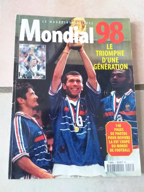 MAGAZINE MATCH COLLECTOR Coupe Du Monde 1998. EUR 10,00 - PicClick FR MAGAZINE MATCH COLLECTOR Coupe Du Monde 1998. EUR 10,00 - PicClick FR