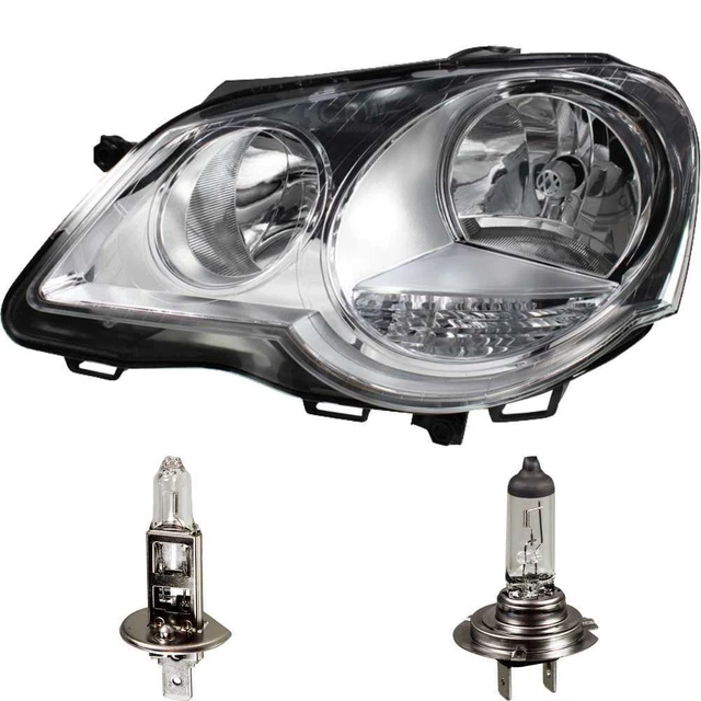 Phare Avant Gauche H7/H1 Chrome Ford Focus III (y.c. Tournoi) 04/2011–10/2014 – Homologué E