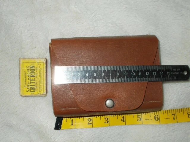 Vintage USSR 1970's razor cover Case with mirror (only case) 2