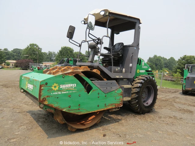 2015 Hamm H7IP Pad Foot Single Drum Vibratory Ride On Roller Compactor bidadoo