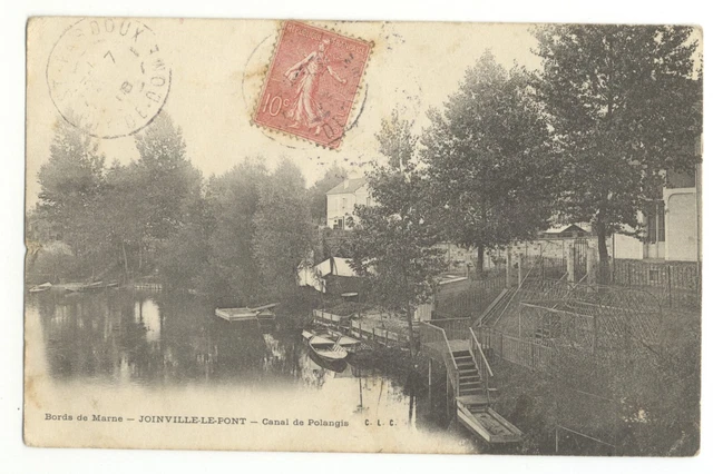 94/ CPA 1900 - Joinville le Pont - Canal de Polangis