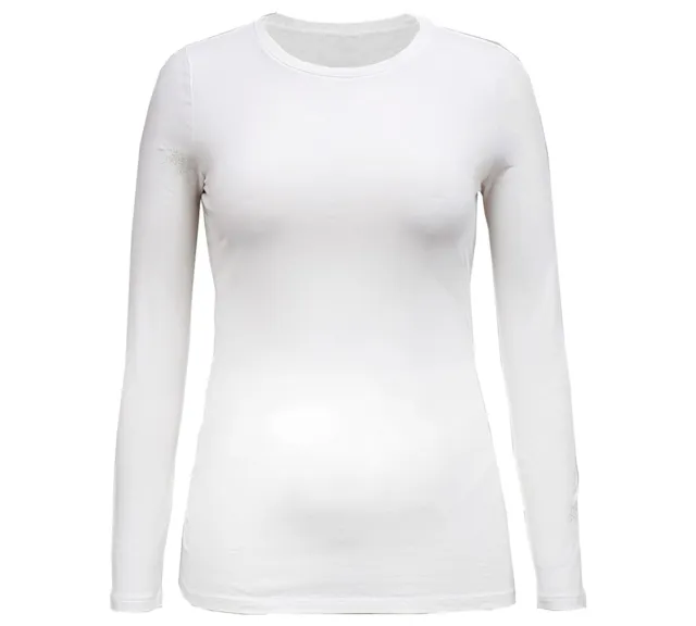 MSRP $20 Style & Co Petite Long-Sleeve Top White Size PL