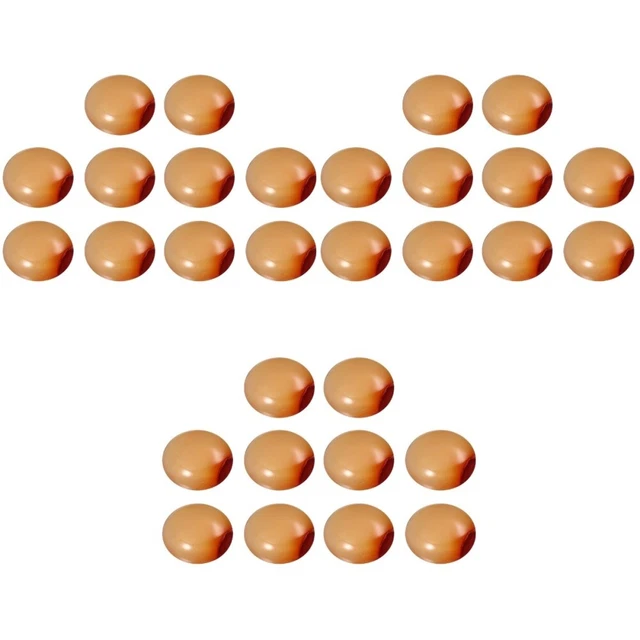 60 Pcs Flat Back Cabochons Jewelry Making Beads Glass Gems Agate Natural