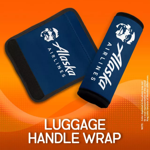 Alaska Airline Luggage Handle Wrap ( Pack of 4 )