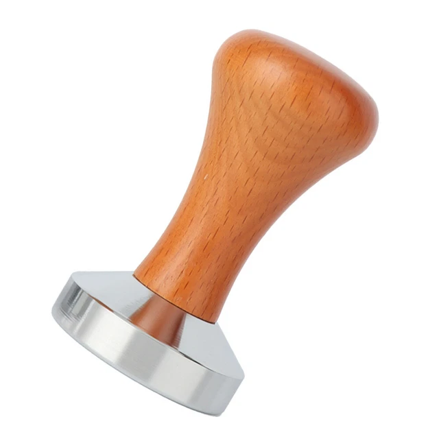 Strumento di distribuzione espresso legno manomissione strumento professionale per fare caffè marrone