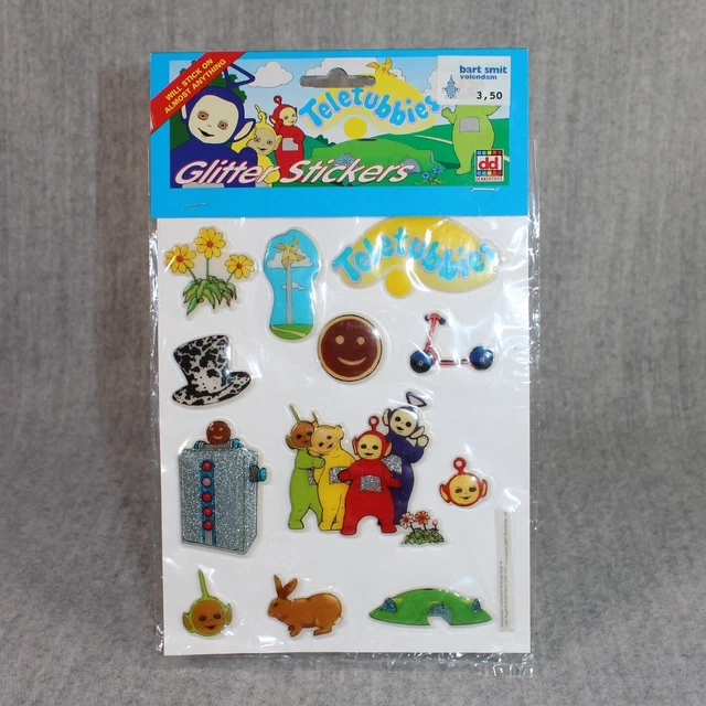 TELETUBBIES BBC RAGDOLL Glitter Stickers Vintage Puffy Vintage 1990s ...