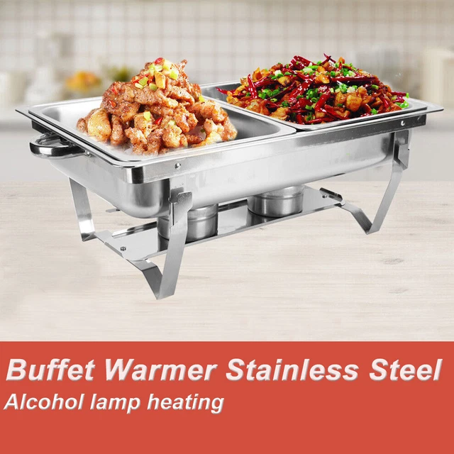 Restaurant Serving Dishes Food Warmers Buffet Chafing Dish Rectangle Stainless Steel Gn 1 1 Hydraulic Arabic Chafing Dish Buffet Set With Glass Cover - View #9