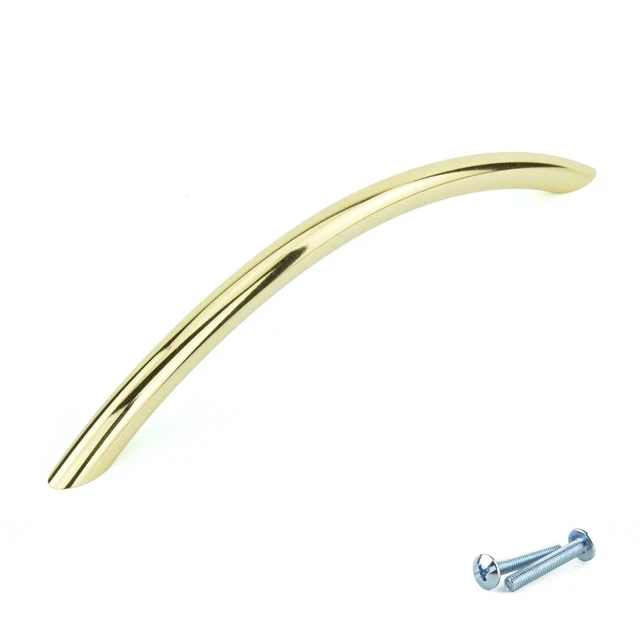 M4TEC Brass Kitchen Cabinet Door Handles Cupboard Drawer Bedroom Furniture Pull