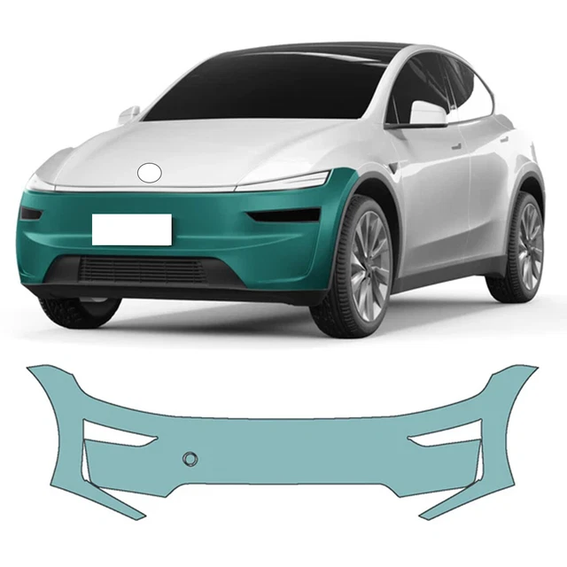 Kit Film Protection Peinture PPF Pour Tesla Model Y Juniper 2025-2026 - Transparent