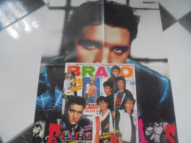 BRAVO 38/1984 TB:Duran Duran/Superposter Elvis u. Billy Idol/Limahl/Nik Kershaw!