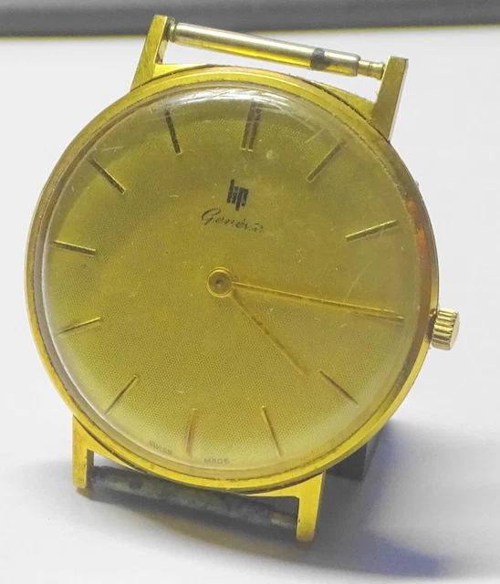 Montre Lip Genève Femme Or 18 Carats 1965 - Pièce Historique Et élégante En état De Marche