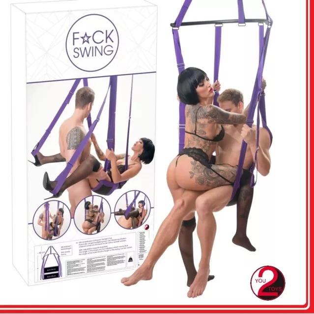 Altalena del piacere Fuck Swing Purple Sexx Toy Gioco Hot Bondage Fetish Coppia