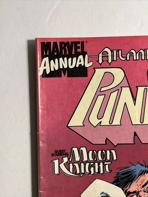 Punisher Annual #2 (1989) 1st Battle vs. Moon Knight Marvel Comics Bag And Board 2