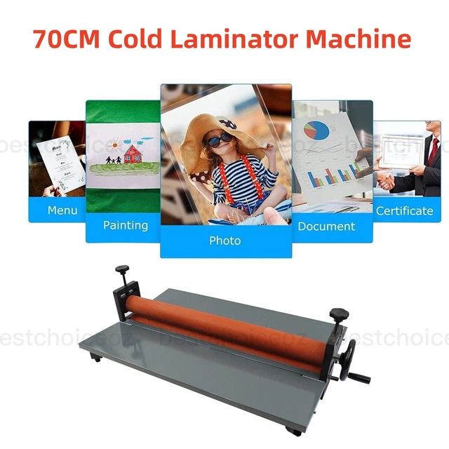 A3 A4 COLD Laminator 70CM Filming Machine for Photo Poster Banner Album ...