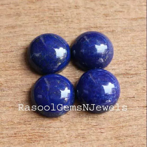 6X6 MM Rond Naturel Lapis Lazuli Cab/Cabochon Lot de gros de pierres...