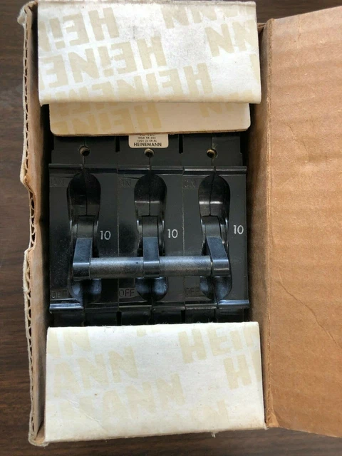 Disjoncteur Unipolaire Heinemann 20A - Modèle CD1-G3-U, Pour Courant 120/240V AC