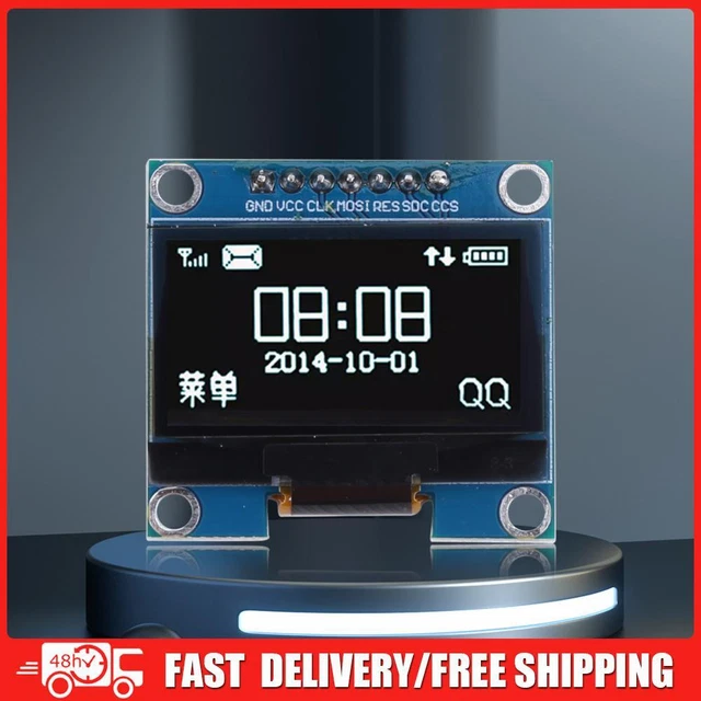 1.3INCH OLED MODULE 128x64 SSH1106 Drive for Arduino/Raspberry Pi (7pin ...