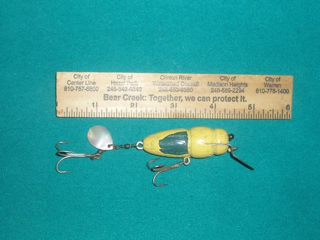 Creek Chub 3852 Beetle ホワイト c 1940 【公式通販】