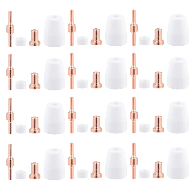 Kit De 45 Pièces Consommables Pour Poste Plasma CUT 50 - Buses, électrodes, Capuchons Céramique, NTG Compatible - 8