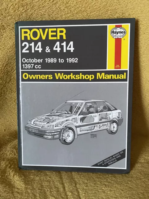 Rover 214 414 89-92 Haynes Repair Service Manual