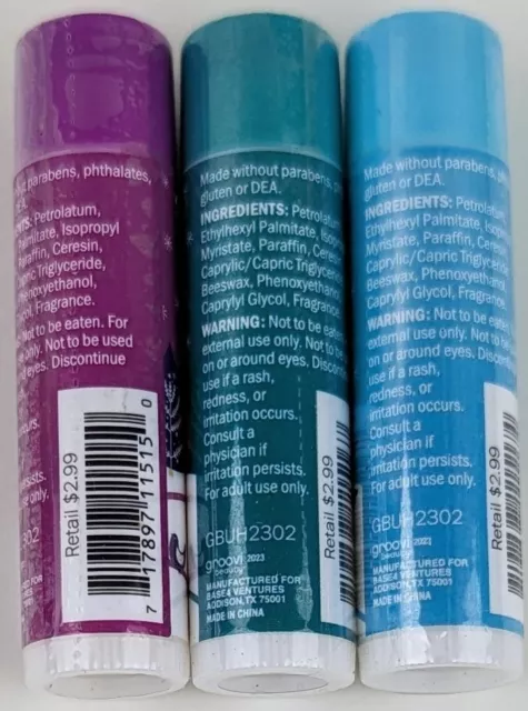 Ulta Holiday Lip Balm Trio: Winter Berry, Peppermint, Sugar Cookie 2