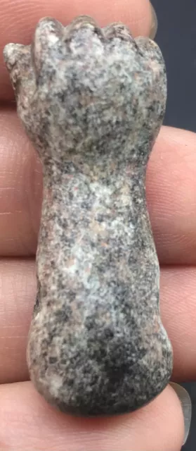 Rare ancient Bactrain stone hand unique old piece Pendent