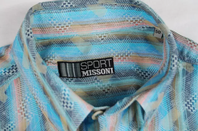 vintage missoni sport shirt size 50 (men's medium)