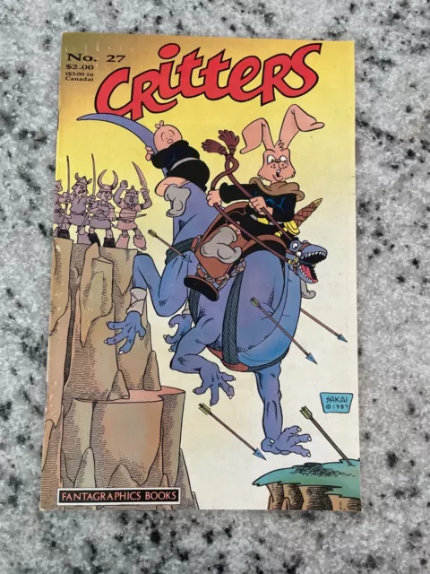 Critters # 27 VF/NM Fantagraphics Books Comic Book Sakai 1987 Cover 1 J856
