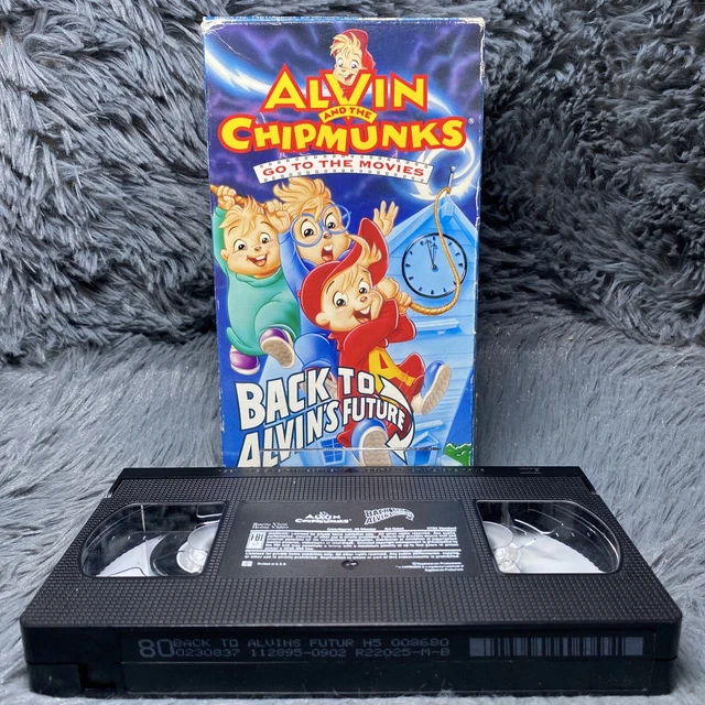 ALVIN AND THE Chipmunks Go to the Movies Back to Alvins Future VHS 1992