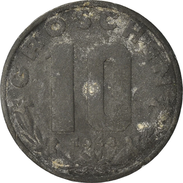 [#962147] Coin, Austria, 10 Groschen, 1948 2