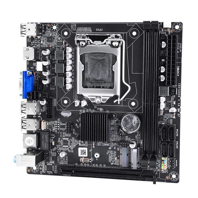 H61S COMPUTER MOTHERBOARD LGA 1155 2XDDR3 Slots to 16G PCIE 16X