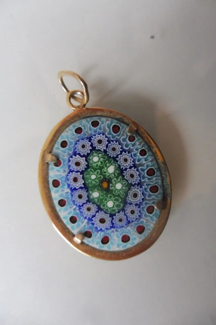 Romain antique Verre Collier de perles en verre de l'époque