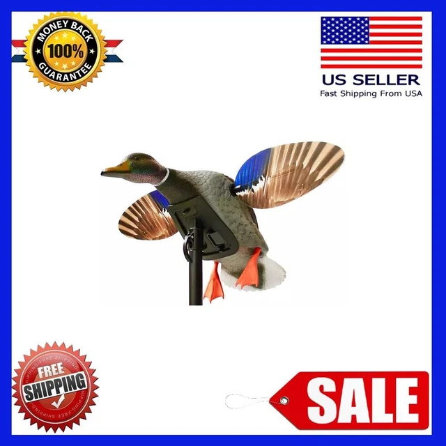 Mojo Elite Series Mini Mallard Drake Spinning Wing Duck Decoy 3-Pin Remote Comp