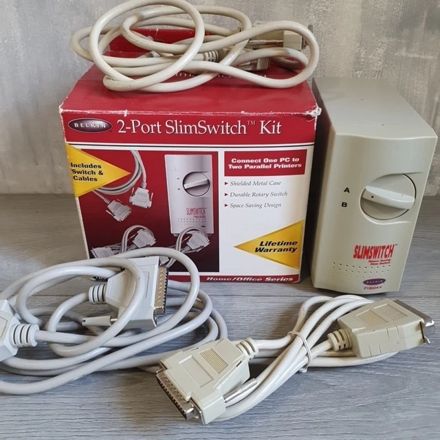 Bộ Chuyển Parallel Printer DATA Switch LPT 1-4 DB25-4 Bộ Chuyển Parallel Printer DATA Switch LPT 1-4 DB25-4