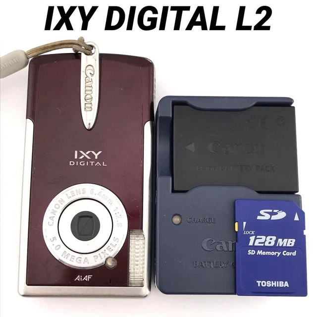 LIVE-ACTION BEAUTY, OPERATION Confirmed Canon Ixy Digital L2