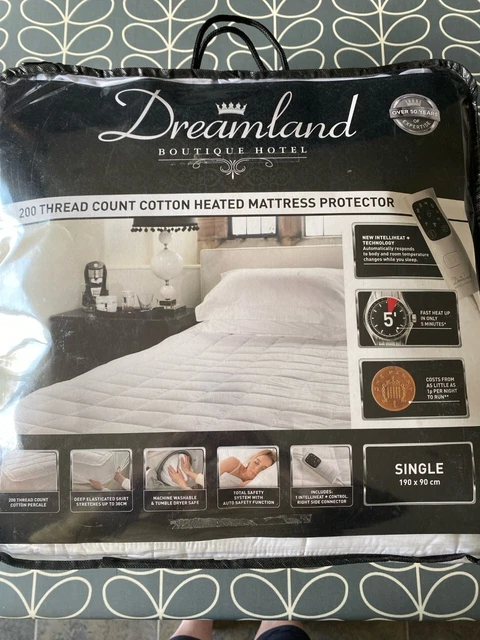 DREAMLAND BOUTIQUE HOTEL SUPER KING DUAL HEATED MATTRESS PROTECTOR Brand  New £100.00 - PicClick UK