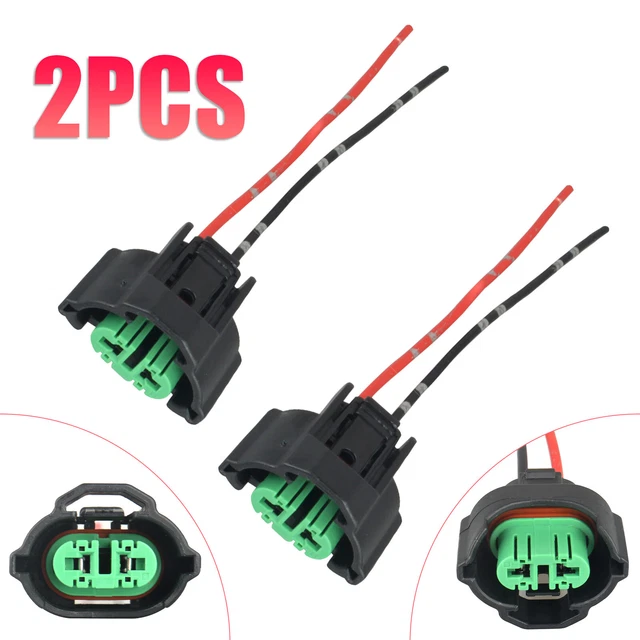 H11 WIRE PIGTAIL Female C Two Harness Fog Light Bulb Repair Socket