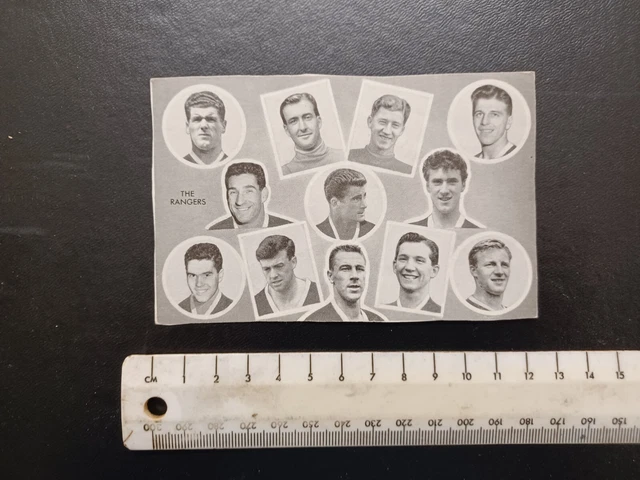 Fußballkarte - RANGERS - Glasgow - Thomson Star Teams von 1961