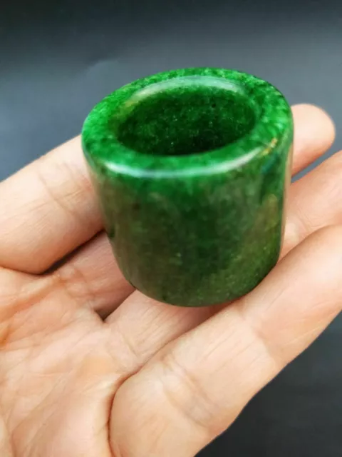 Chinese nephrite Jade Archer's Thumb Ring Banzhi Rare