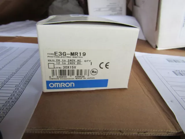 Capteur photoélectrique longue portée Omron E3G 0,5-10 m IP67 style bloc O2 7449991 2