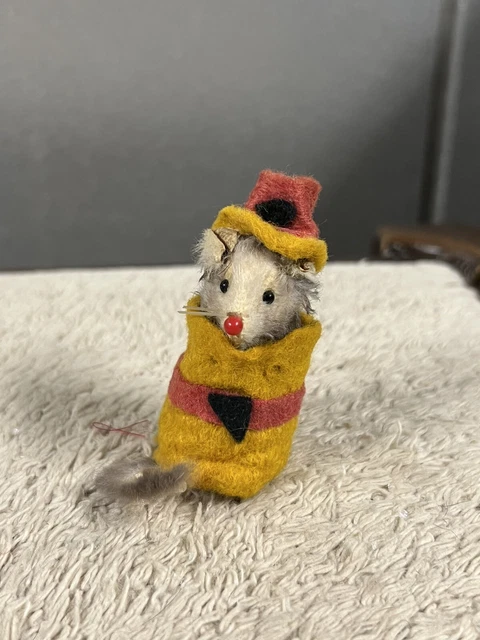 The Little Mouse Factory Original Fur Toy West Germany Vintage