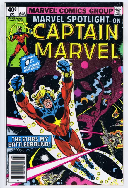 Marvel Spotlight V2 #1 Marvel 1979 Variant cover missing issue number.