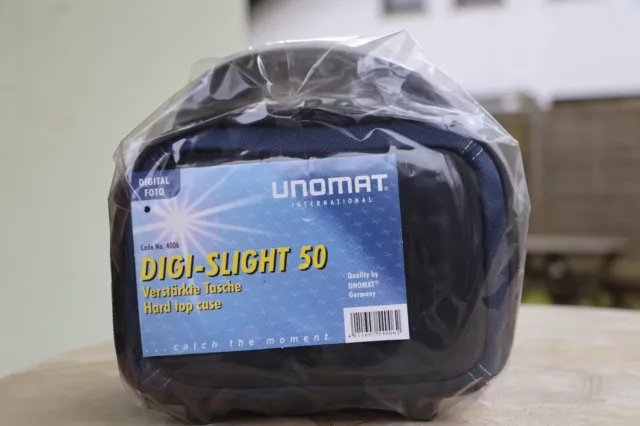 Unomat Digi-Slight 50 Videotasche Fototasche Kamera , schwarz-blau