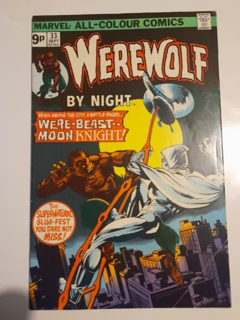 Werewolf by Night #33 Sept 1975 VGC+ 4.5 2nd appearance of Moon Knight