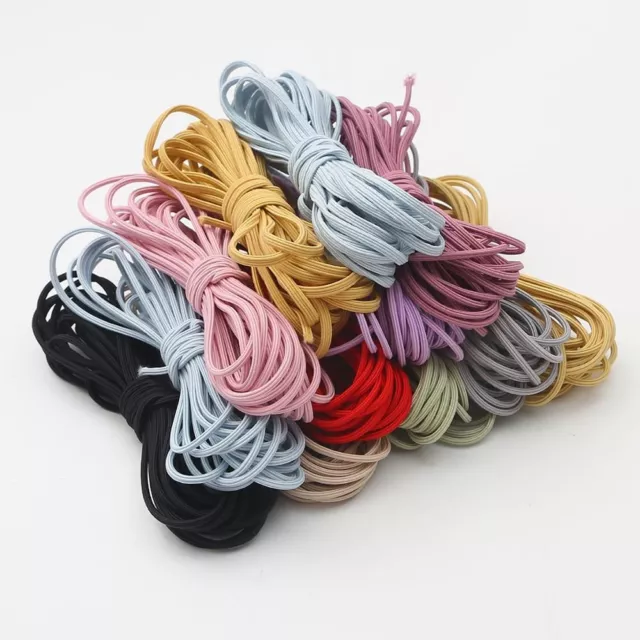 Nylon Elastic Cord -DIY Jewelry Making Hairband Bracelet Accessories 5m/ 2-3.5mm
