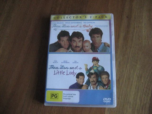 Movie Dvd - Collectors 2 Pack - Three Men & A Baby & Little Lady Great Watching