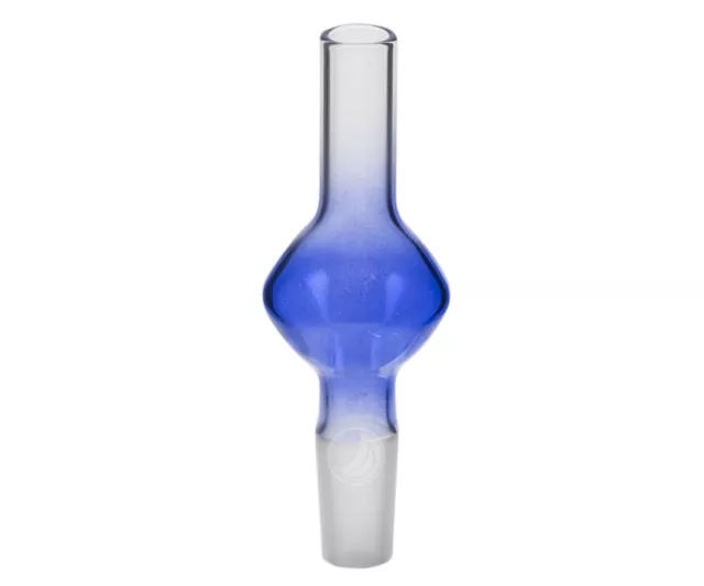 Devil Smoke Shisha Glas Schlauchanschluss - Connection Mini - Kegel blau 14/23