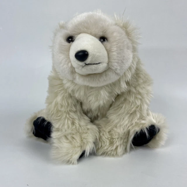 WILD REPUBLIC POLAR Bear White Plush Stuffed Animal Toy Fluffy 7